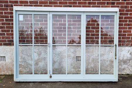 Cedar Wood Colonial Bifold Window  2220 W x 1585 H [#4591 MA] Joinery Recycle