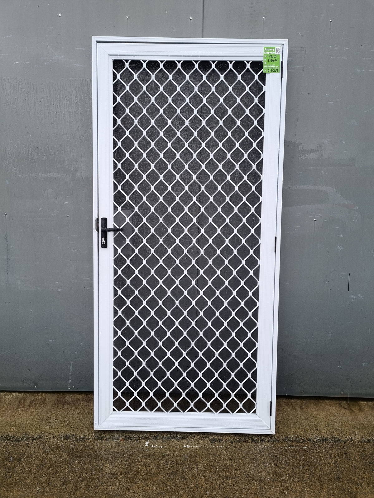 SECURITY SCREEN Door  960 W x 1960 H [#4627 SF] Joinery Recycle