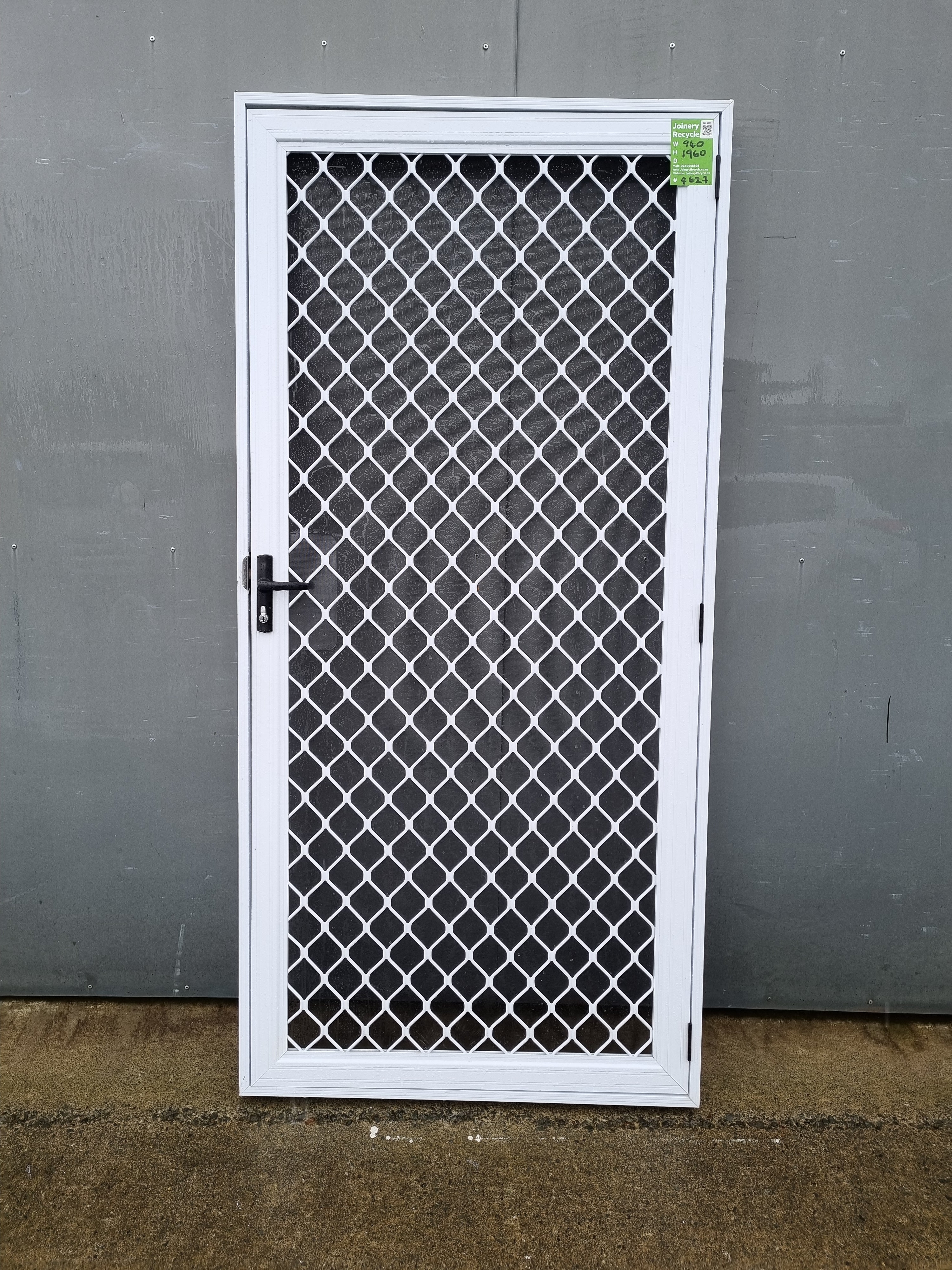SECURITY SCREEN Door  960 W x 1960 H [#4627 SF] Joinery Recycle