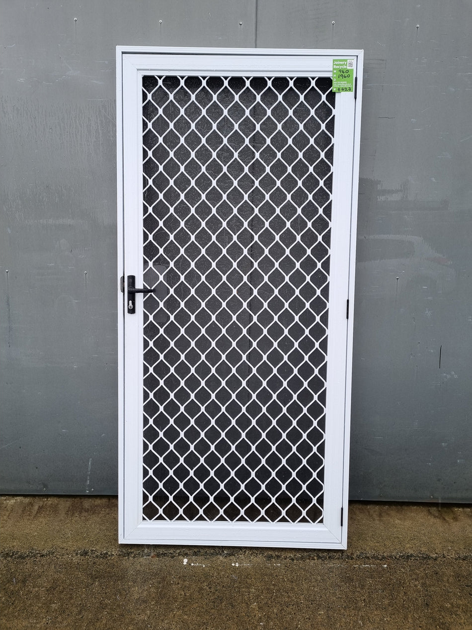 SECURITY SCREEN Door  960 W x 1960 H [#4627 SF] Joinery Recycle