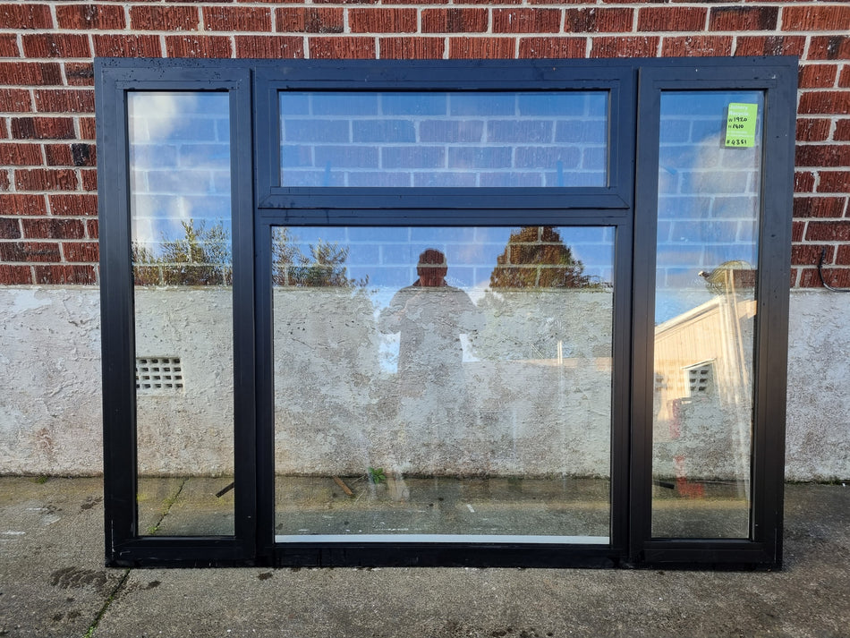Template Aluminium Window Black  1920 W  x 1420 H [#4351 MA] Joinery Recycle
