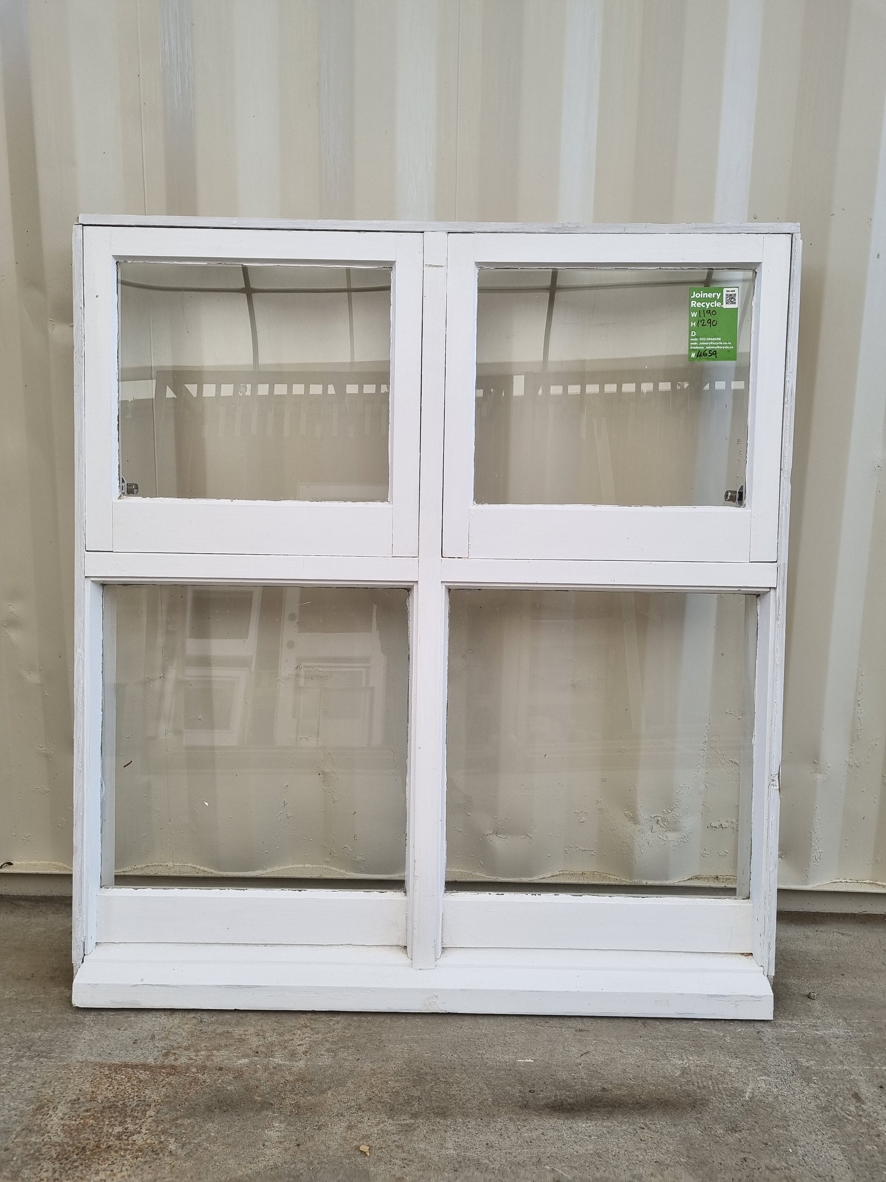 Wooden Window 1190W x  1290H [#4659] Joinery Recycle