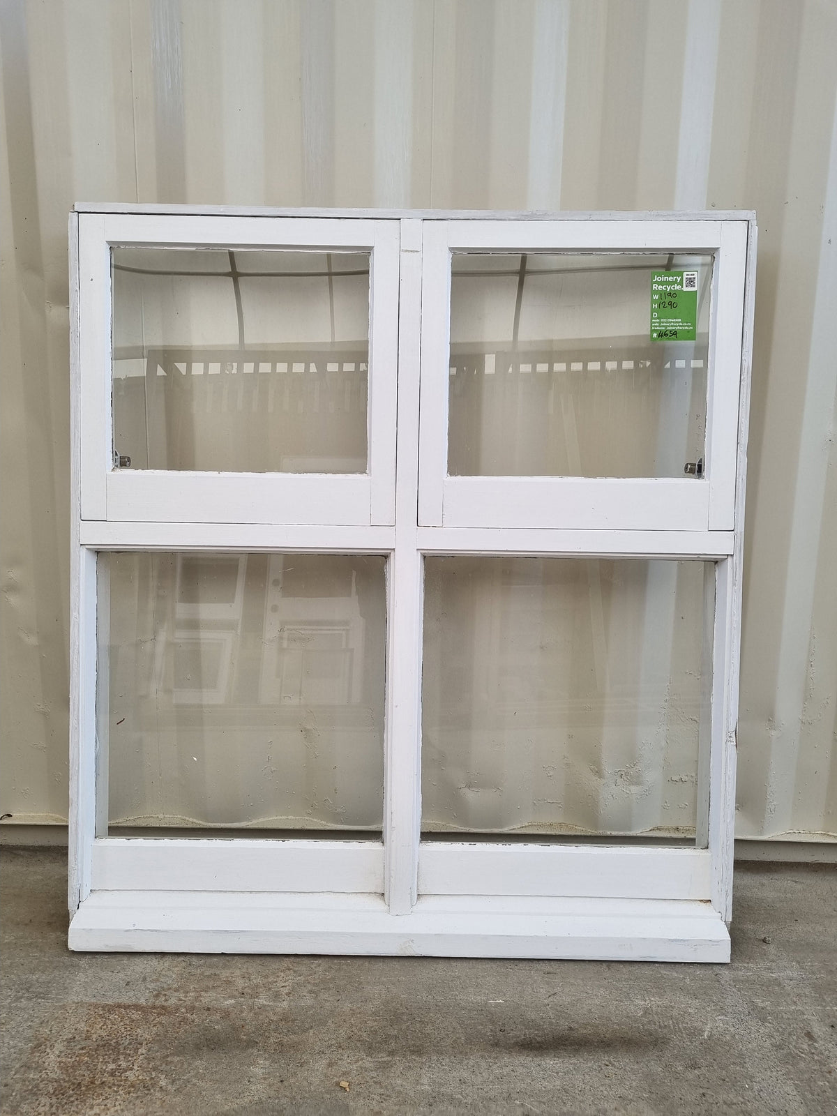 Wooden Window 1200W x  1300H [#4660] Joinery Recycle