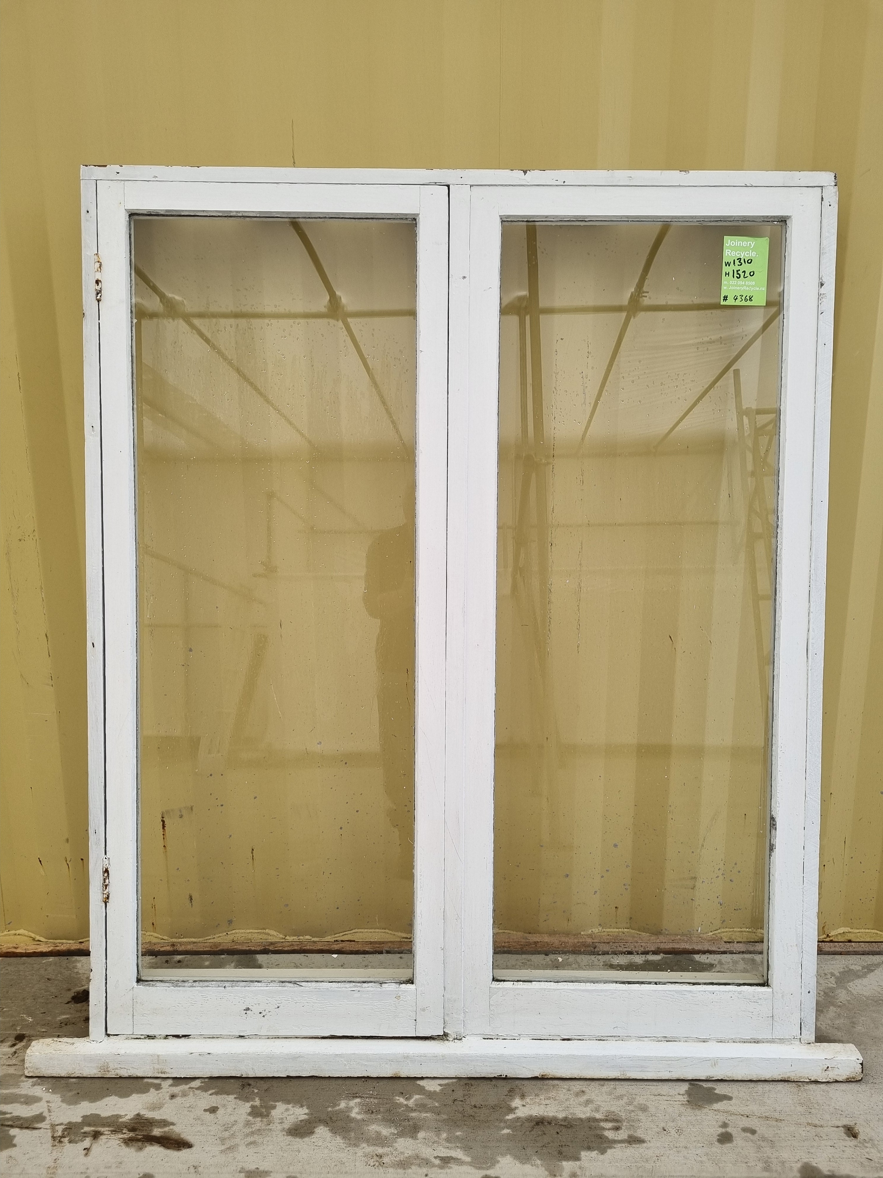 Wooden Window 1310 W x 1520 H [#4368) Joinery Recycle