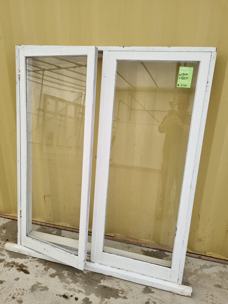 Wooden Window 1310 W x 1520 H [#4368) Joinery Recycle