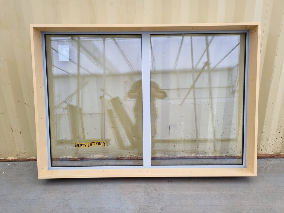 *NEW* Aluminium Window Grey  1600 W  x 1100 H  [#4692] Joinery Recycle