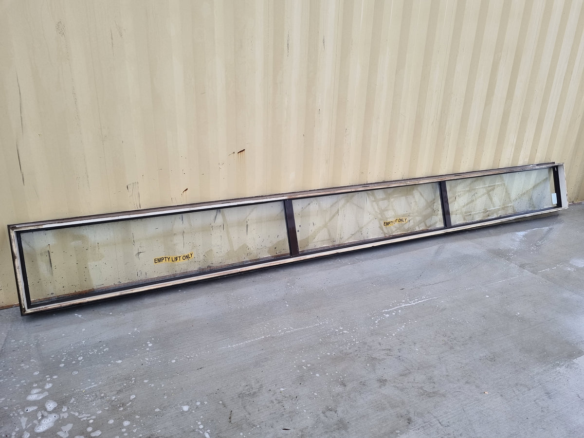 DG Aluminium Window Brown  5150 W  x 500 H [#3007] Joinery Recycle