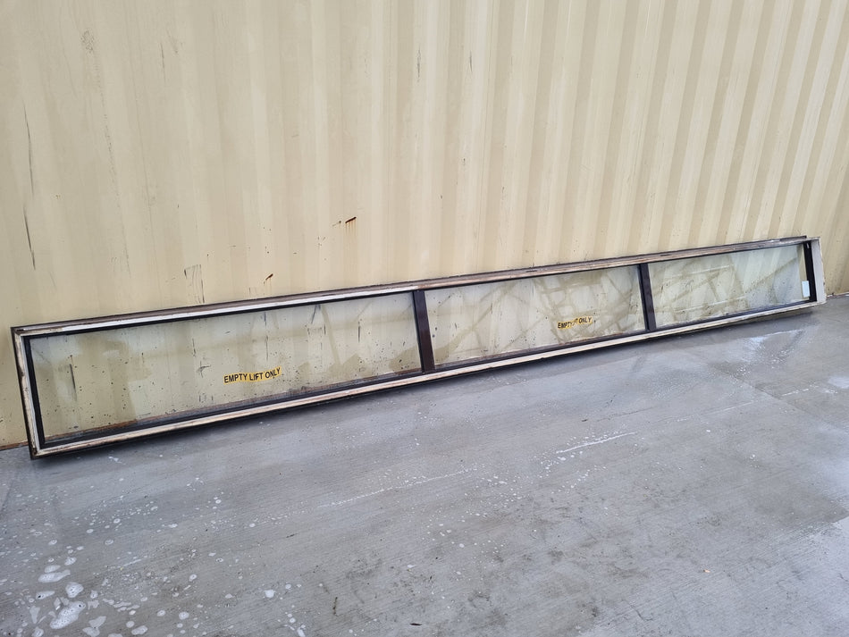 DG Aluminium Window Brown  5150 W  x 500 H [#3007] Joinery Recycle