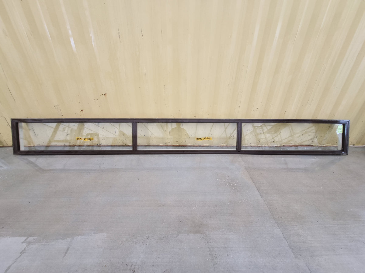 DG Aluminium Window Brown  5150 W  x 500 H [#3007] Joinery Recycle