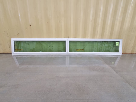 DG Aluminium Window White  3400 W  x 460 H  [#3370] Joinery Recycle