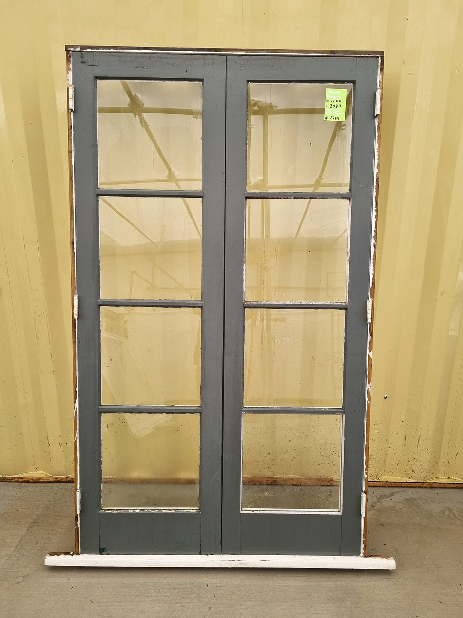 Wooden French Door 1200 W x 2040 H [#2742] Joinery Recycle