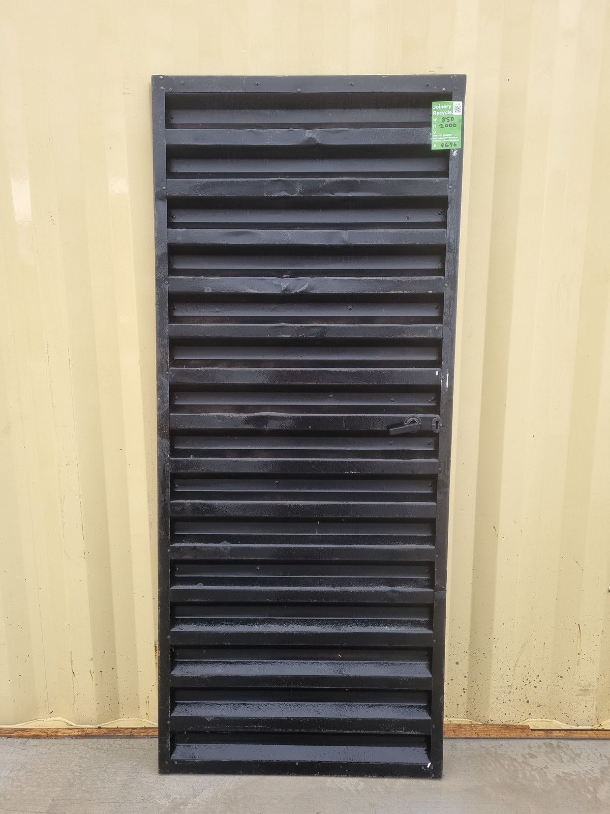 Aluminium Garage Door 850 W x 2000 H [#4696] Joinery Recycle