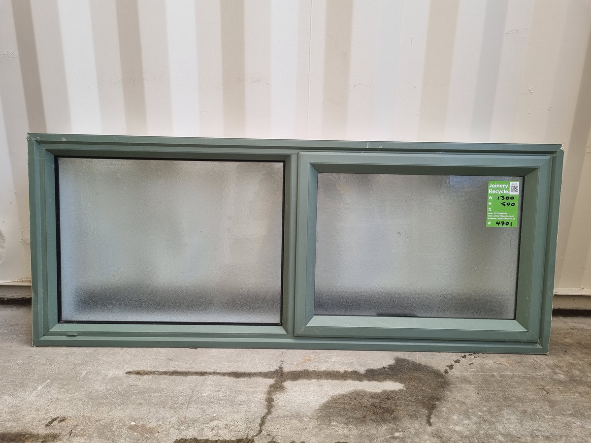 Aluminium BATHROOM Window   1300 W  x 500 H  [#4701] Joinery Recycle