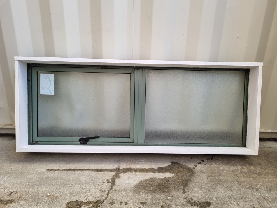 Aluminium BATHROOM Window   1300 W  x 500 H  [#4701] Joinery Recycle