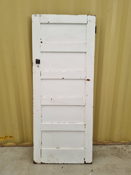 Internal Wooden Door Leaf    810 W  x  1980 H  [#1217] Joinery Recycle