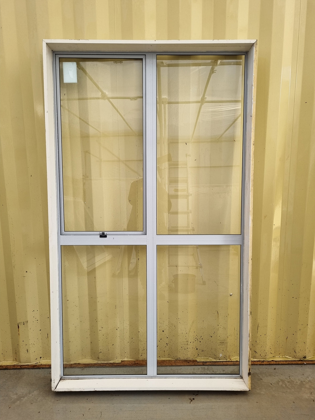 Aluminium Window White   1190 W  x 2040  H  [#4347] Joinery Recycle