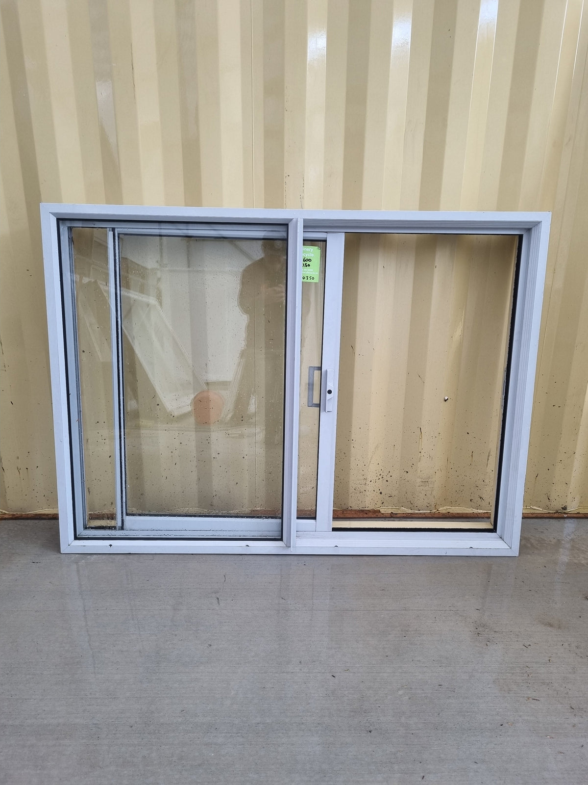 Aluminium Sliding Window Grey 1600 W  x 1150 H [#4350] Joinery Recycle