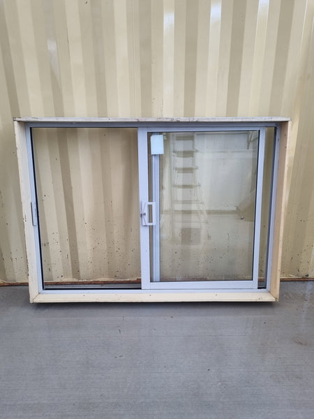 Aluminium Sliding Window Grey 1600 W  x 1150 H [#4350] Joinery Recycle