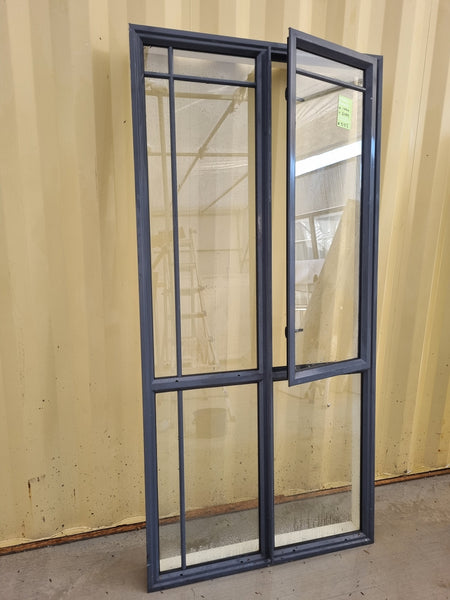 Aluminium Window Grey  1000 W x 2100 H [#3153] Joinery Recycle