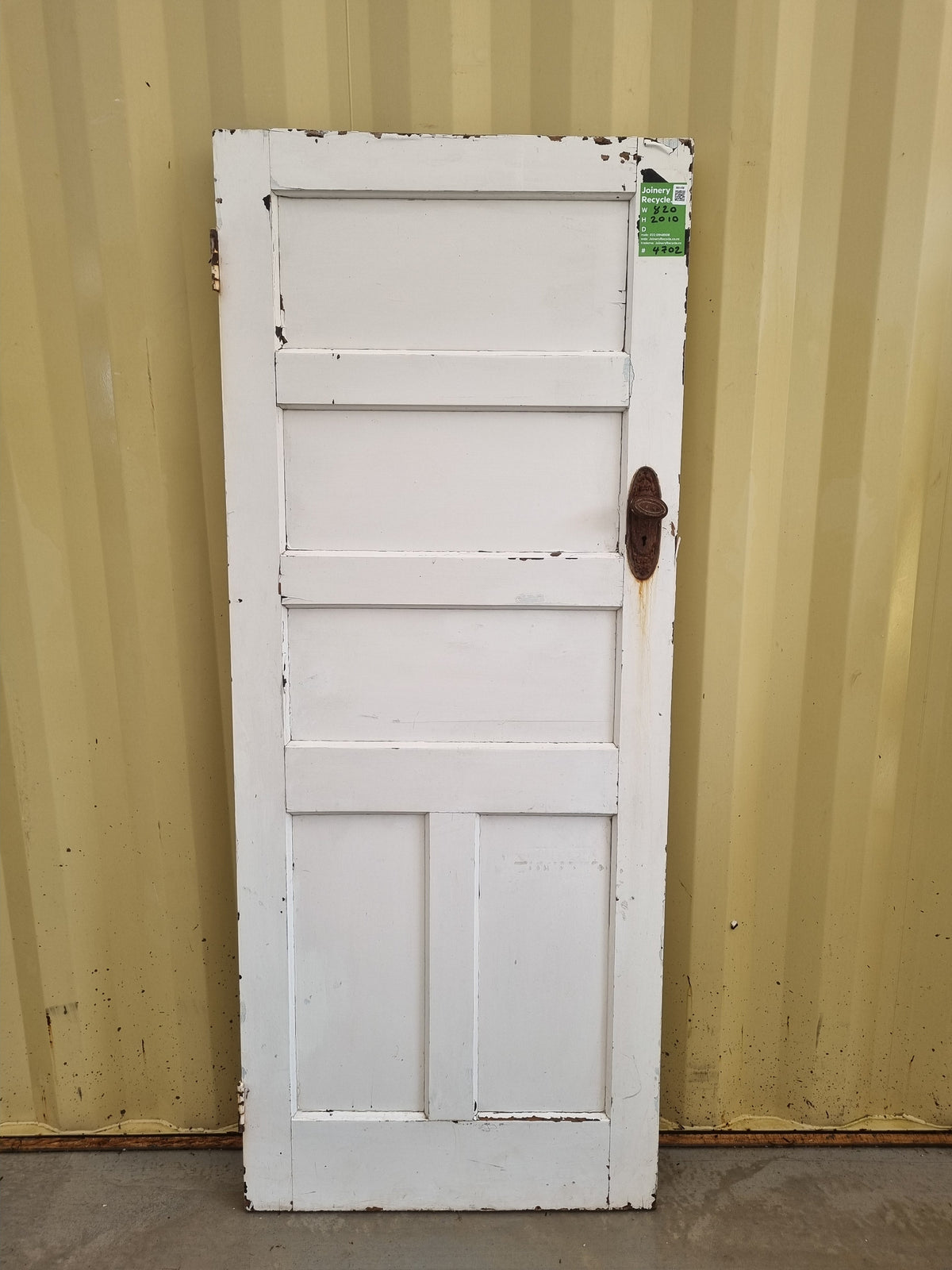 Internal Bungalow Door Leaf   760 W  x  2000 H  [#4354] Joinery Recycle