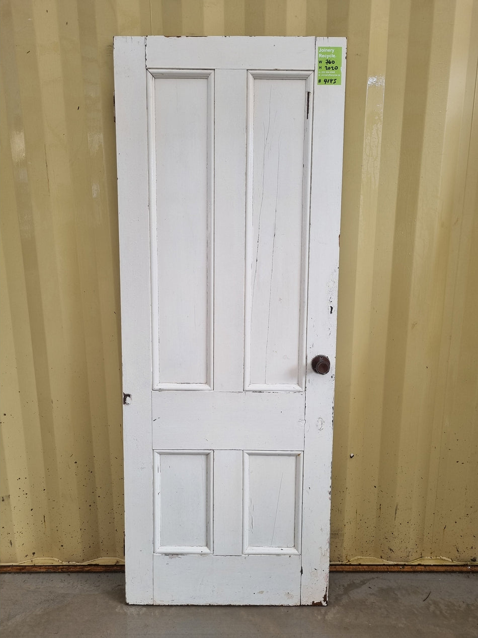 Solid Wood Internal villa Door    810 W  x  1975 H  [#2902] Joinery Recycle