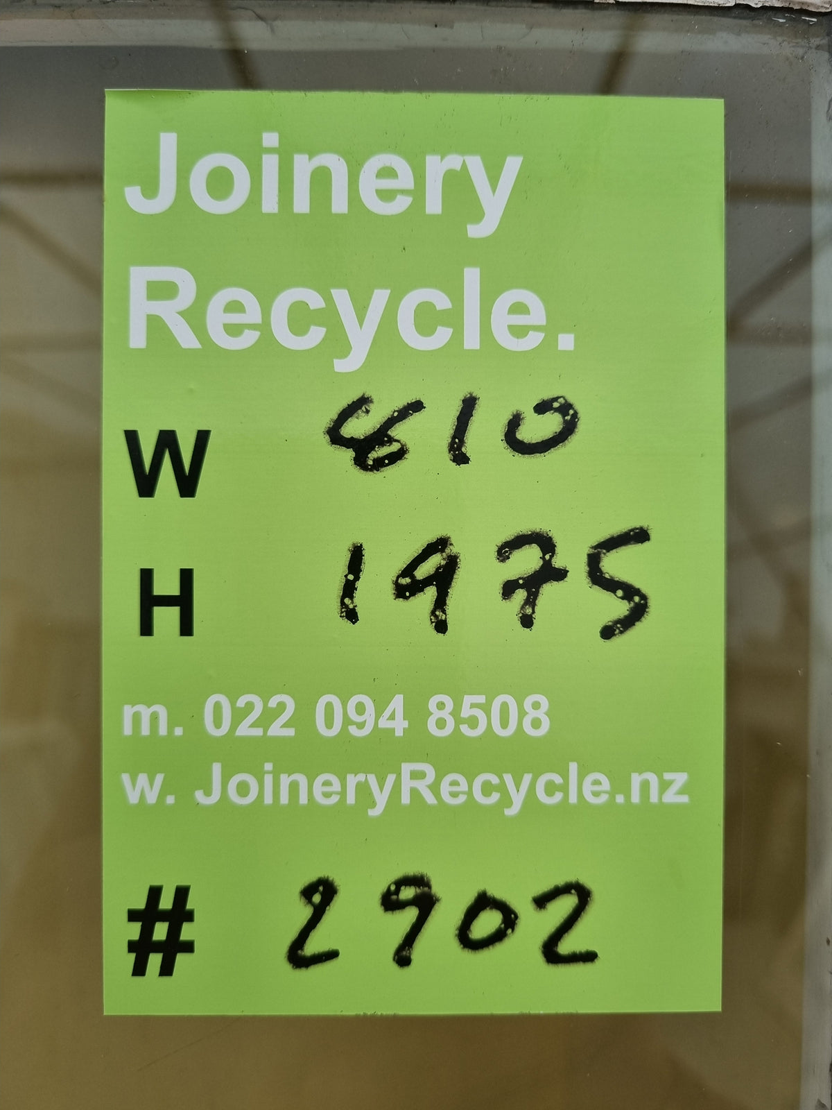 Solid Wood Internal villa Door    810 W  x  1975 H  [#2902] Joinery Recycle