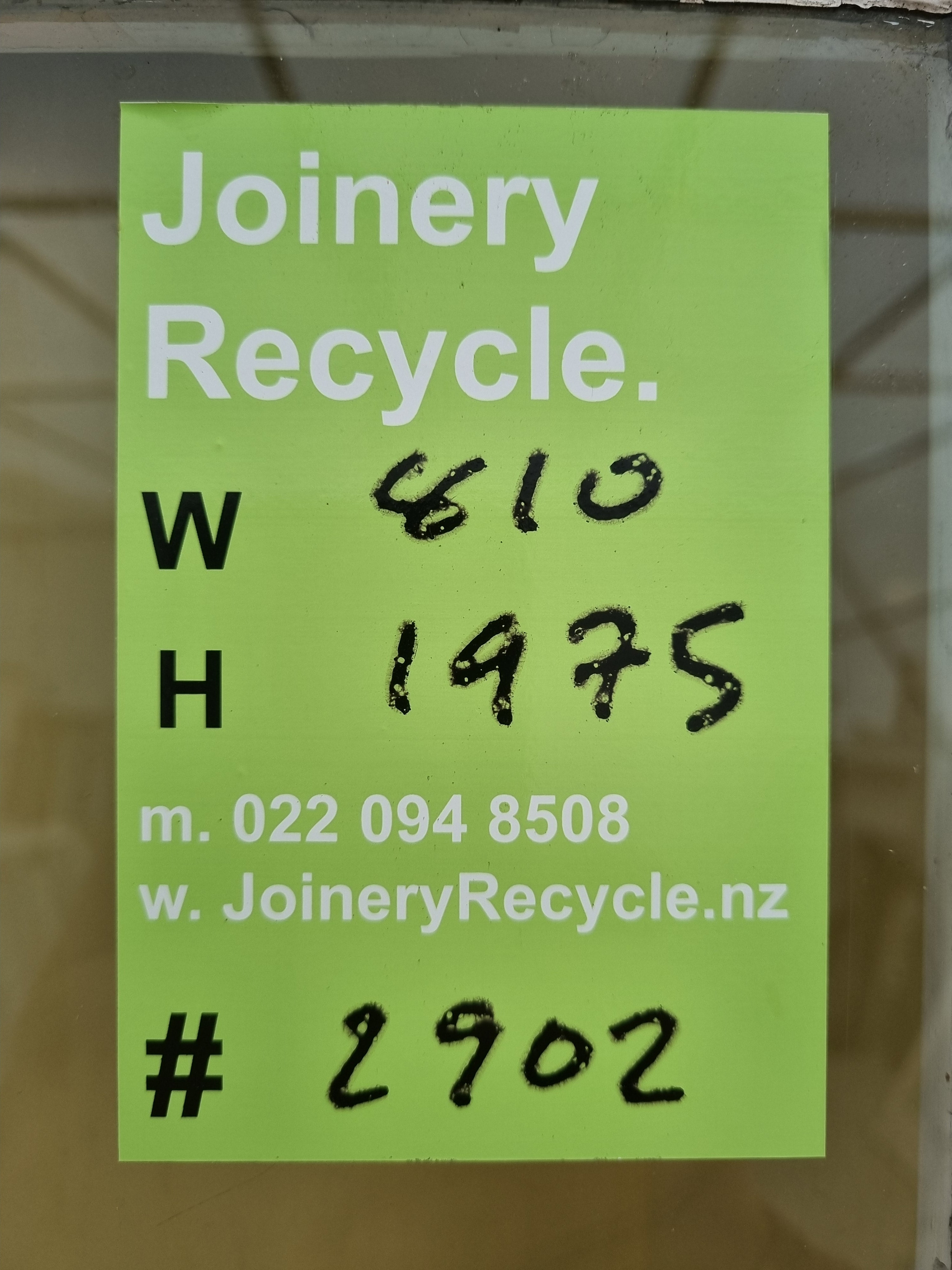 Solid Wood Internal villa Door    810 W  x  1975 H  [#2902] Joinery Recycle