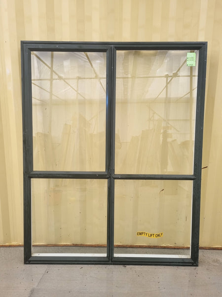 Aluminium Window Karaka Green 1600 W  x 2000 H [#2723] Joinery Recycle