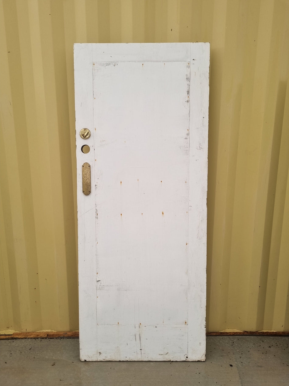 Solid wood Door Leaf   810 W  x 1980 H  [#3842] Joinery Recycle