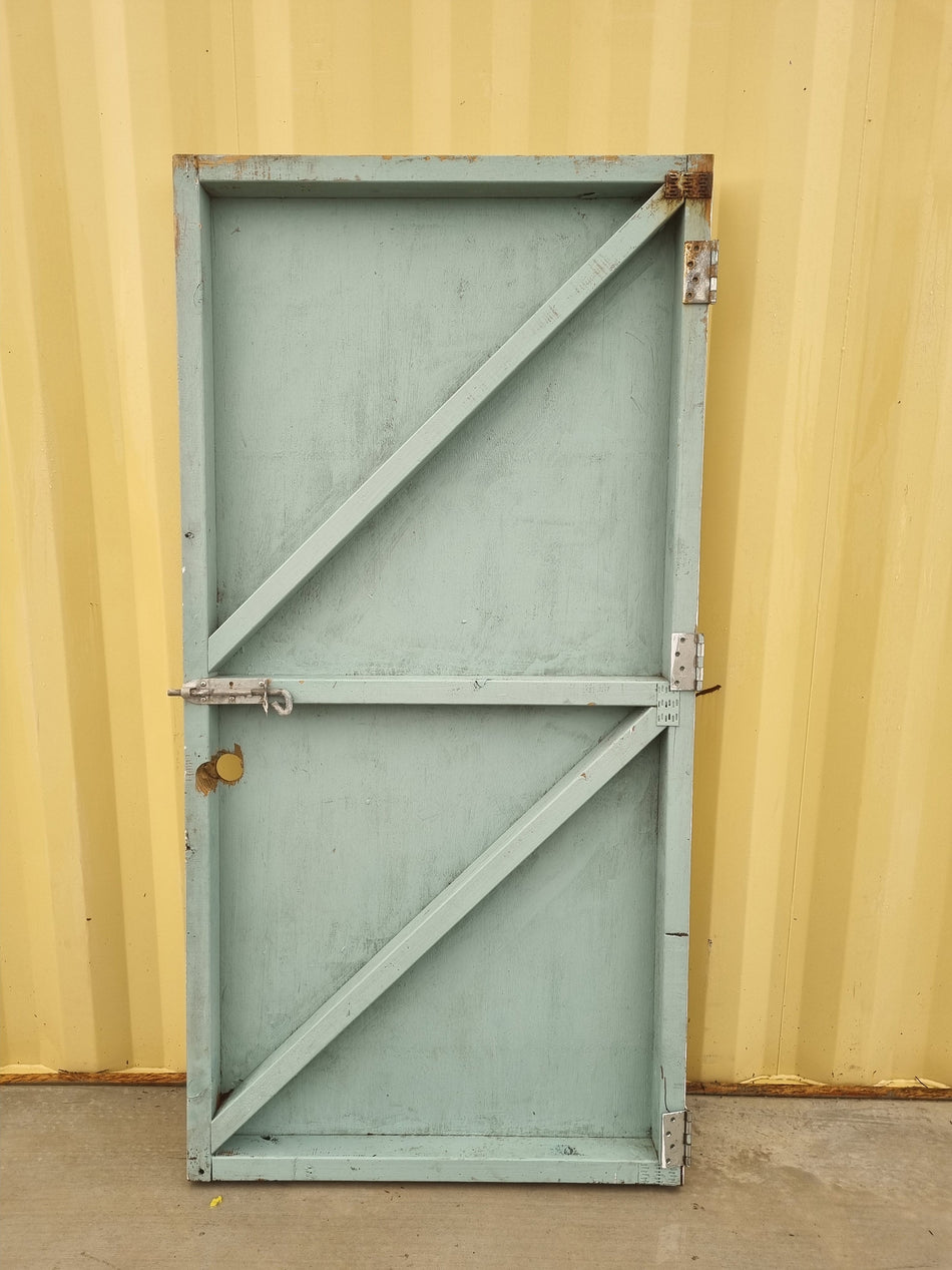 Z Framed Door Leaf   920 W  x  1840  H  [#3823] Joinery Recycle