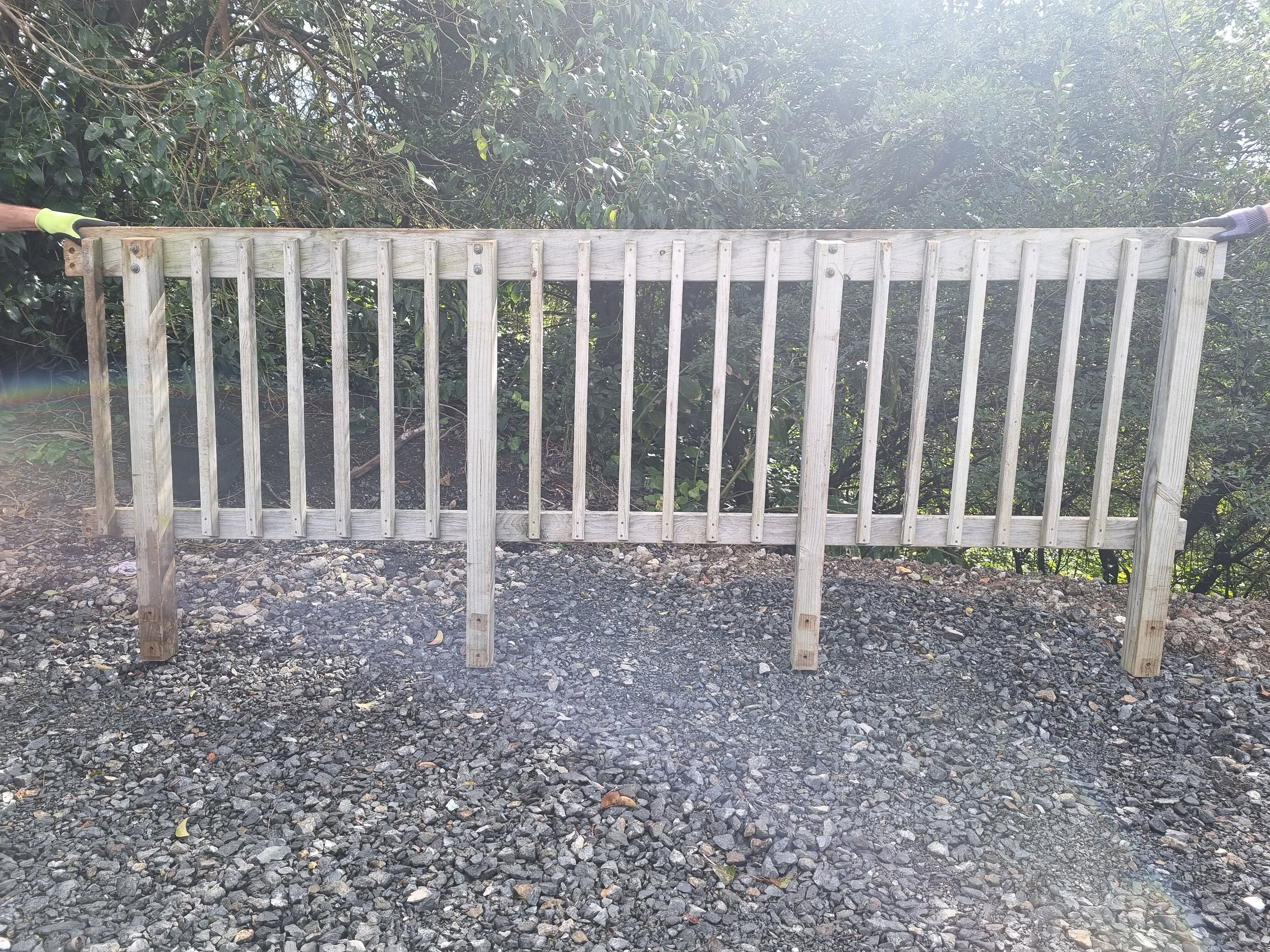 Kiwi Style Deck Ballustrade 3300 W  x 1280 H [#4666  SF] Joinery Recycle