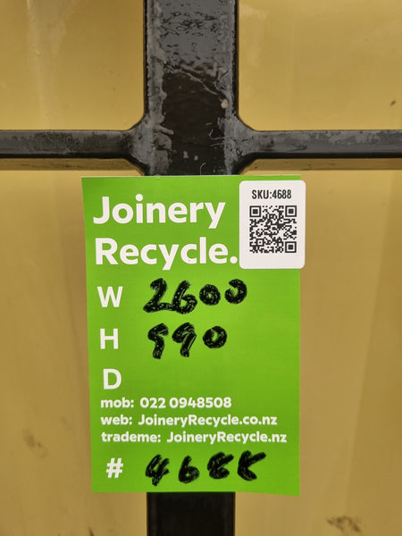 Wrought Iron Ballustrade 2600 W  x 990 H [#4688 SF] Joinery Recycle