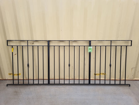 Wrought Iron Ballustrade 2600 W  x 990 H [#4688 SF] Joinery Recycle