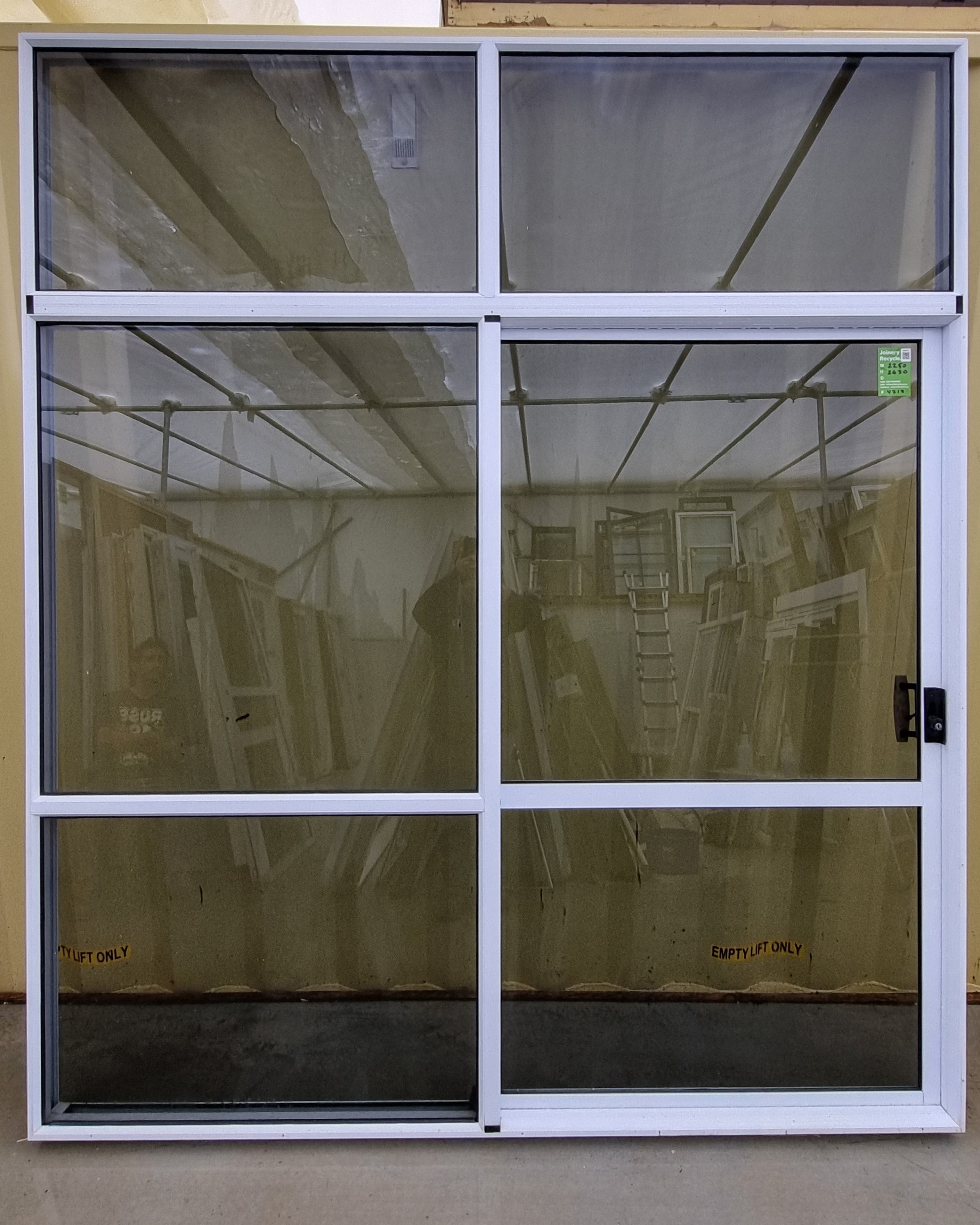 RANCH SLIDER white 2250 W x 2630 H [#4717 SF] Joinery Recycle