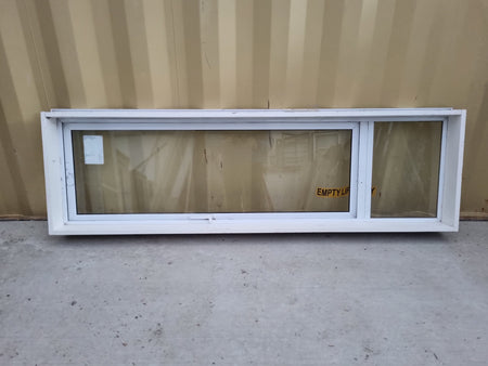 Aluminium Window White   1670 W  x  495 H  [# 4727] Joinery Recycle