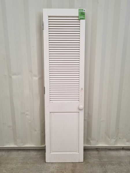 Internal Slatted Wooden Door  510 W  x 1980  H  [#4735] Joinery Recycle