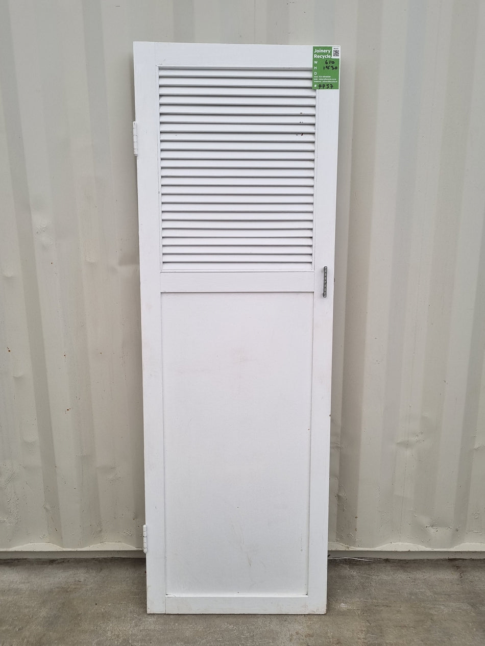 Slatted Wooden Door  610 W  x 1830  H  [#4737] Joinery Recycle