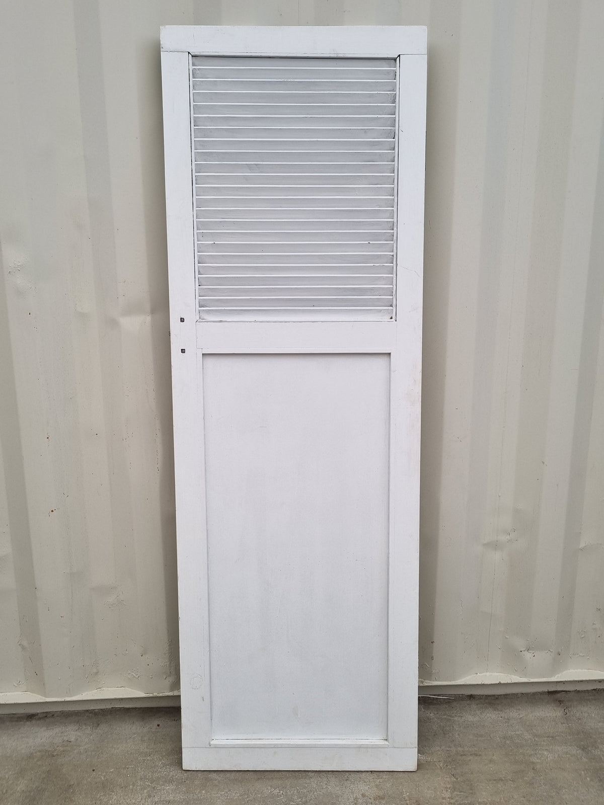 Slatted Wooden Door  610 W  x 1830  H  [#4737] Joinery Recycle