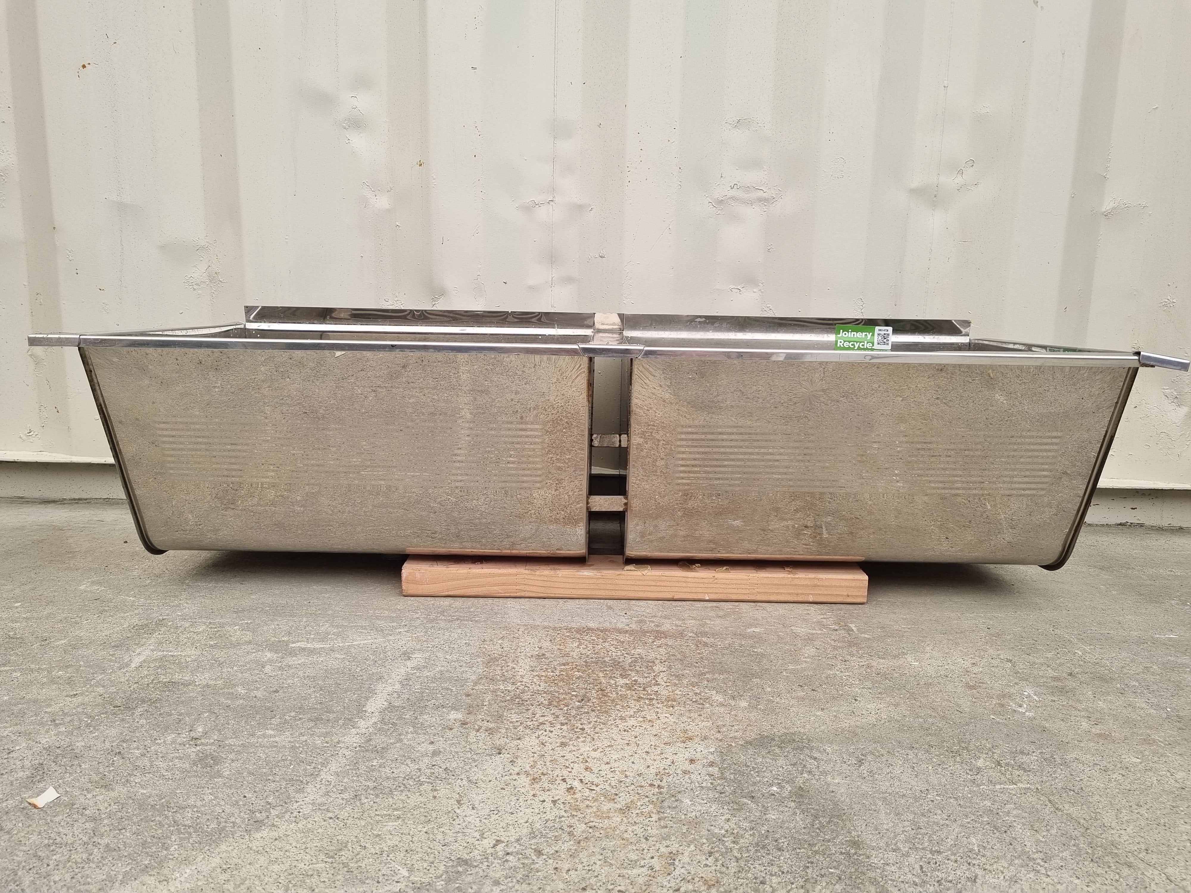Double Sink 1100 W  x 300 H [#4738  SF] Joinery Recycle