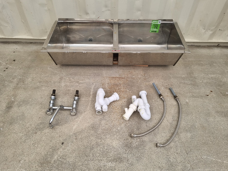 Double Sink 1100 W  x 300 H [#4738  SF] Joinery Recycle
