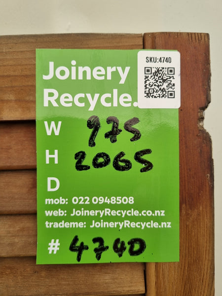 Interior Wooden Shutters  975 W x  2065 H  [#4740 SF] Joinery Recycle