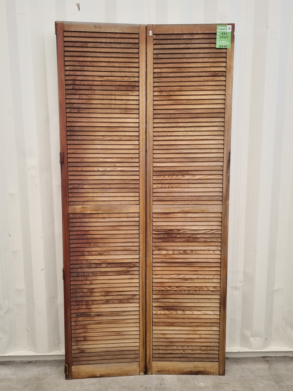 Interior Wooden Shutters  975 W x  2065 H  [#4740 SF] Joinery Recycle