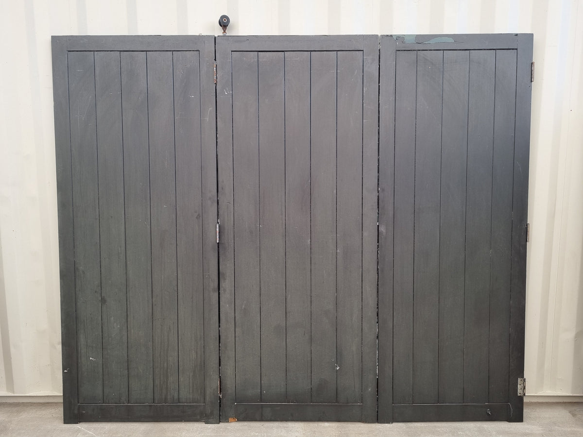 Cedar Bifold Barn Doors  2600 W x 2150 H [# 4743] Joinery Recycle