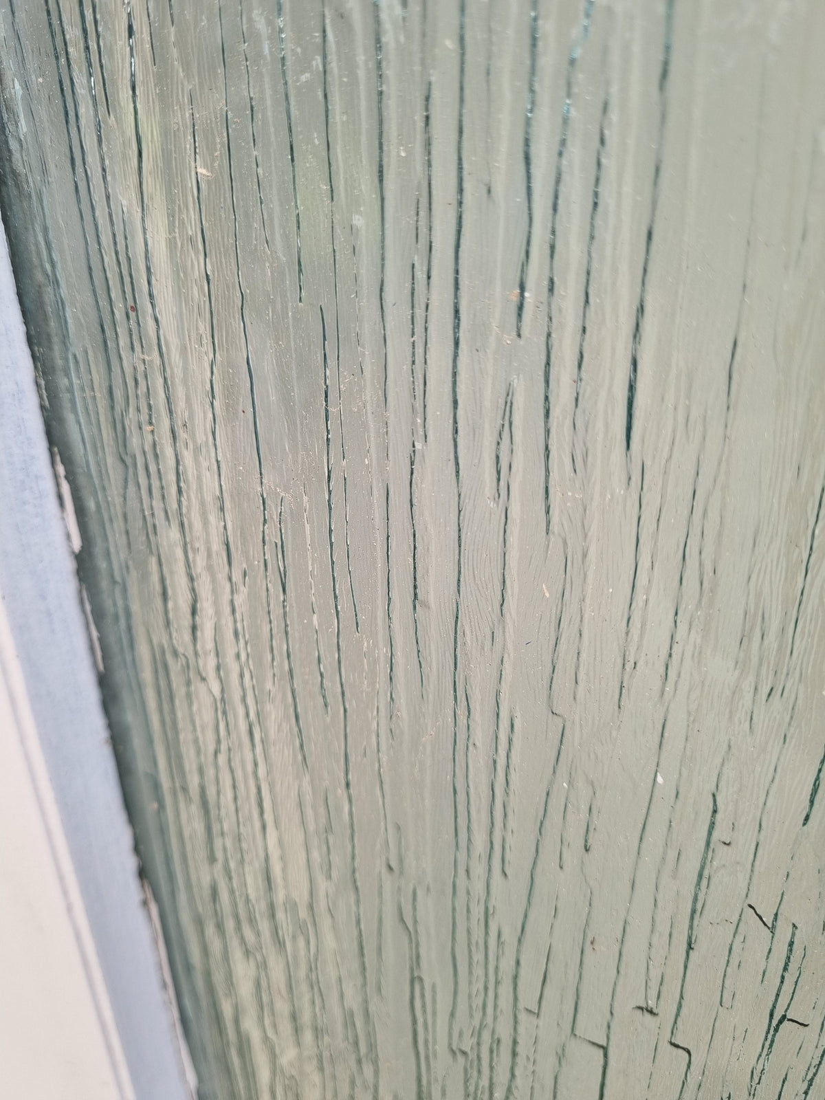 Wood and Glass Single Door Leaf 860 W x 1970 H [#4745] Joinery Recycle