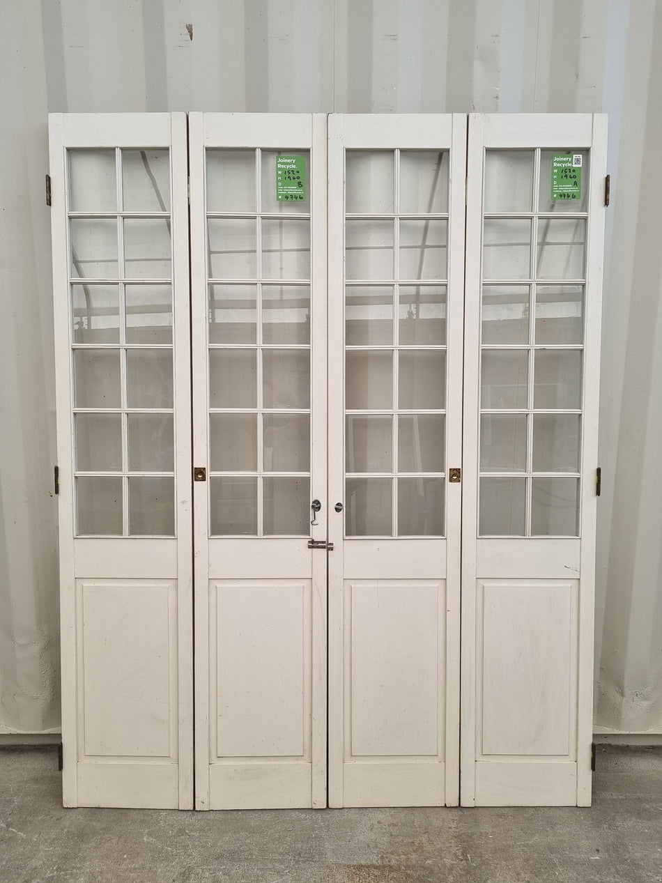 Internal Wooden Bifold Door  1520 W x 1960 H [#4746 SF] Joinery Recycle
