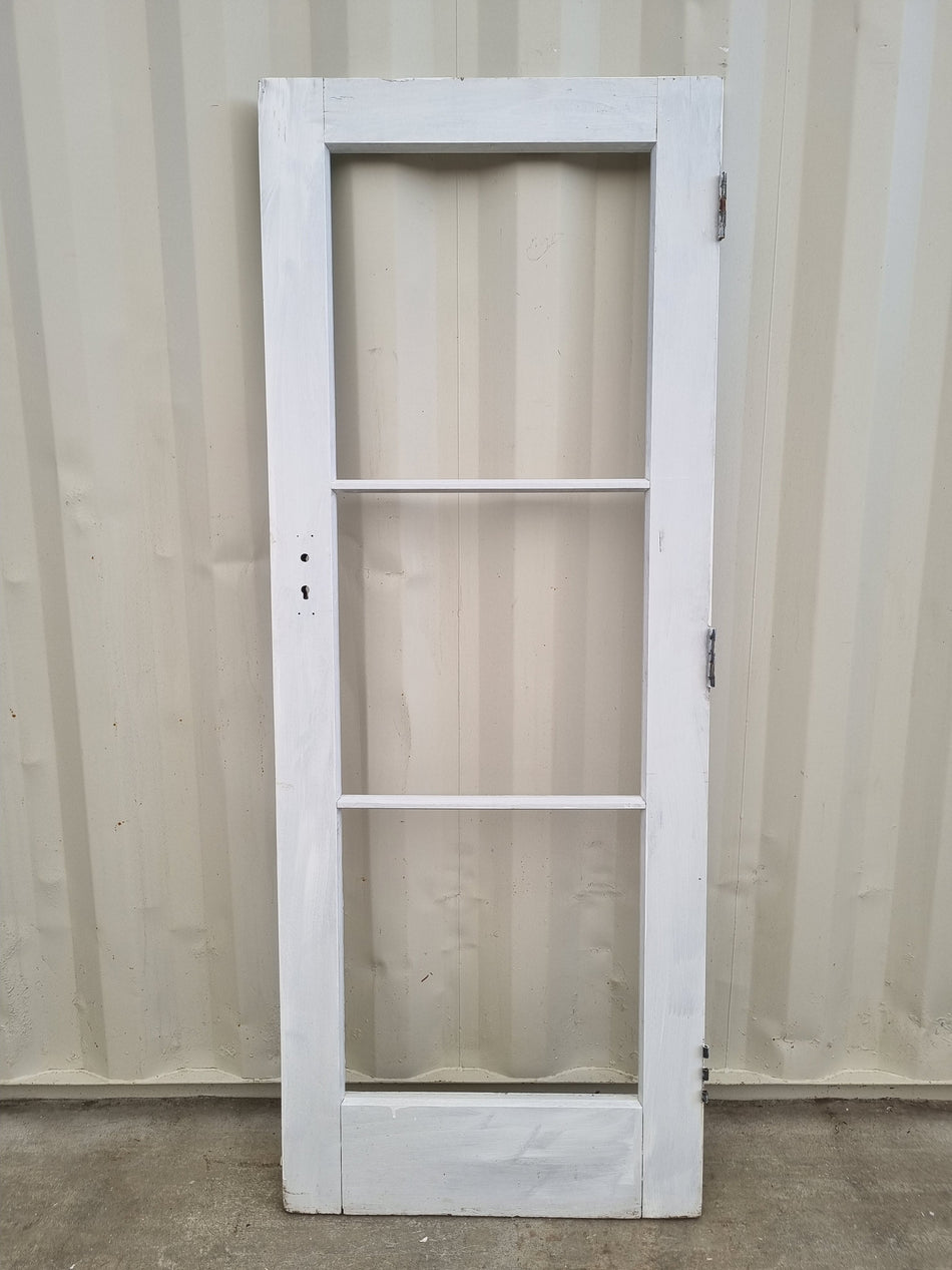 Wood & Glass Single Door  760 W x 1970 H [#4749 SF] Joinery Recycle