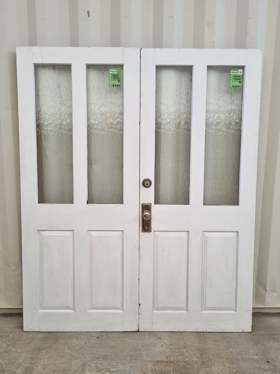 DOUBLE Entrance Door  1620 W x  1940 H [#4750 SF] Joinery Recycle