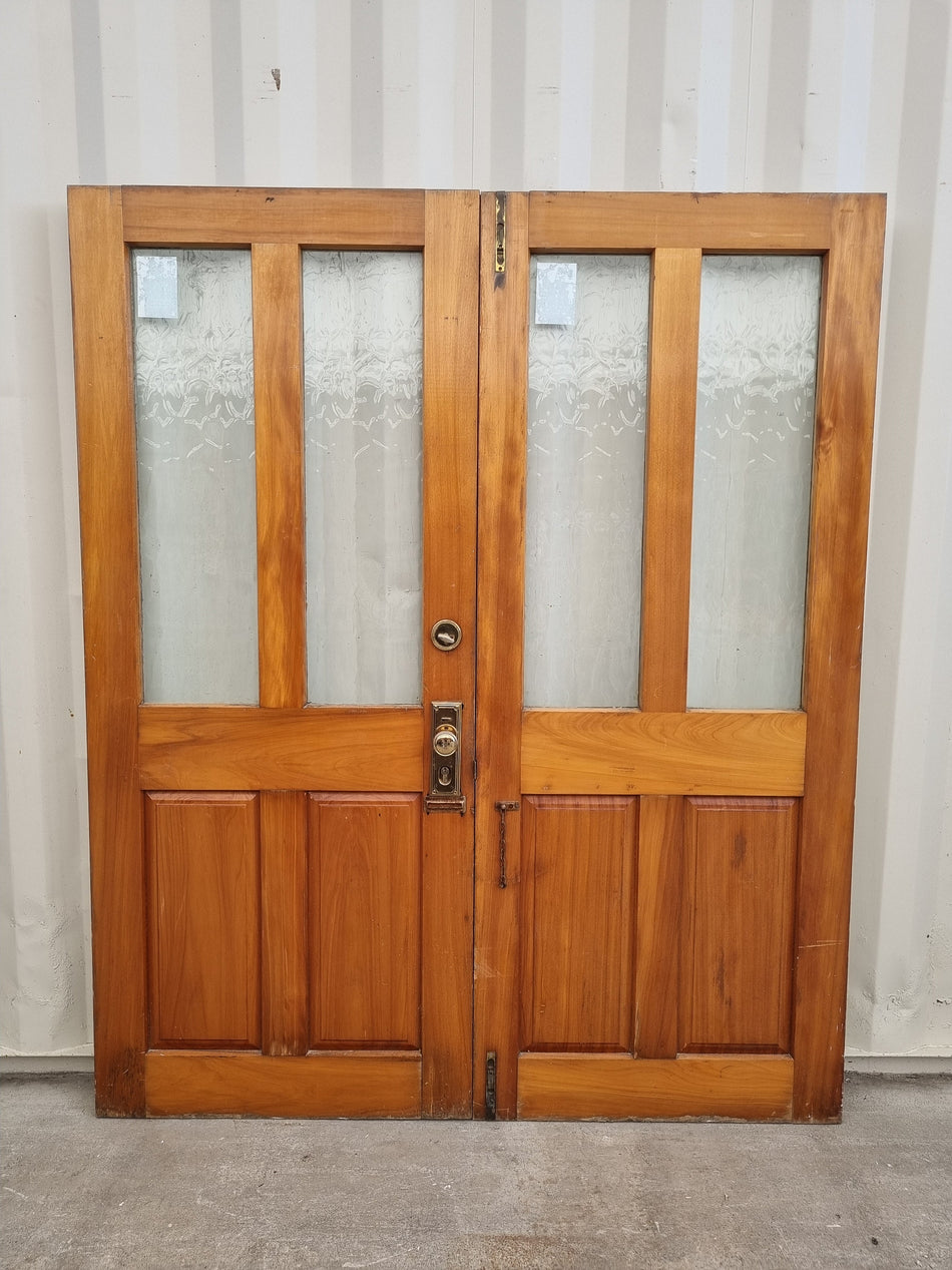DOUBLE Entrance Door  1620 W x  1940 H [#4750 SF] Joinery Recycle
