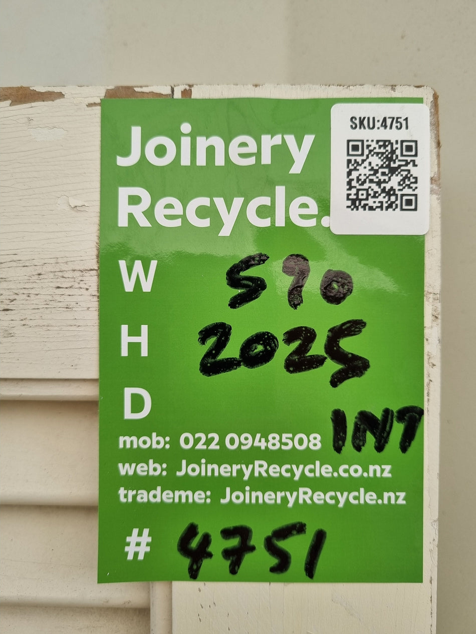 Internal Wooden Shutter   590 W x  2025 H  [#4751 SF] Joinery Recycle