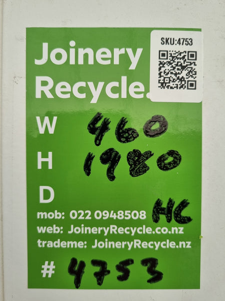 Internal Wooden Door   460 W  x  1980 H  [#4753 SF] Joinery Recycle